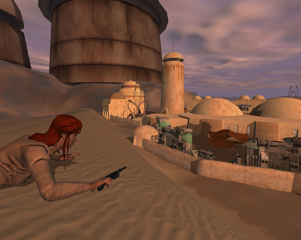 A scene from the Star Wars Galaxies sandbox