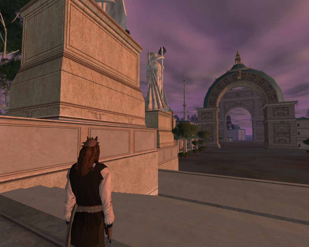 A scene from the Star Wars Galaxies sandbox