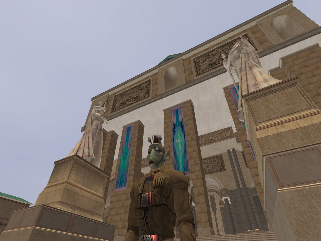 A scene from the Star Wars Galaxies sandbox